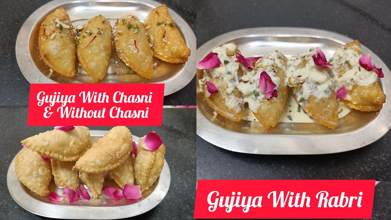 Holi Special Gujiya Recipe। Gujiya With Rabri। Gujiya With Chasni। Gujiya Without Chasni। Gujiya।