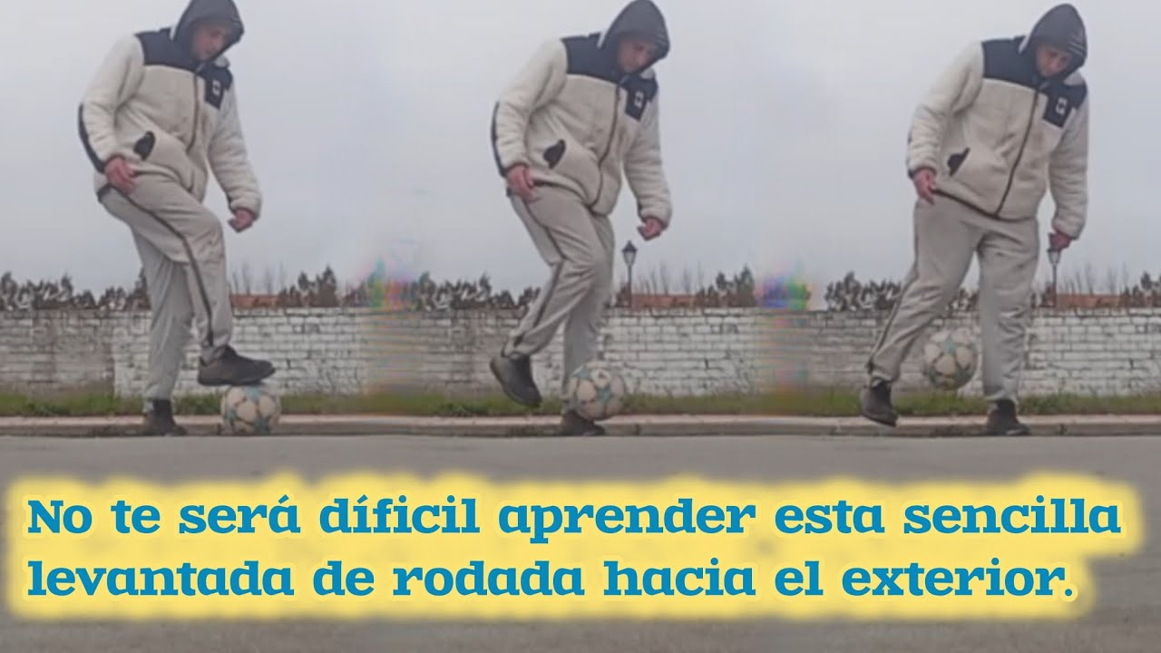 LEVANTADA DE RODADA HACIA EXTERIOR paso a paso FREESTYLE FUTBOL | RFUTC
