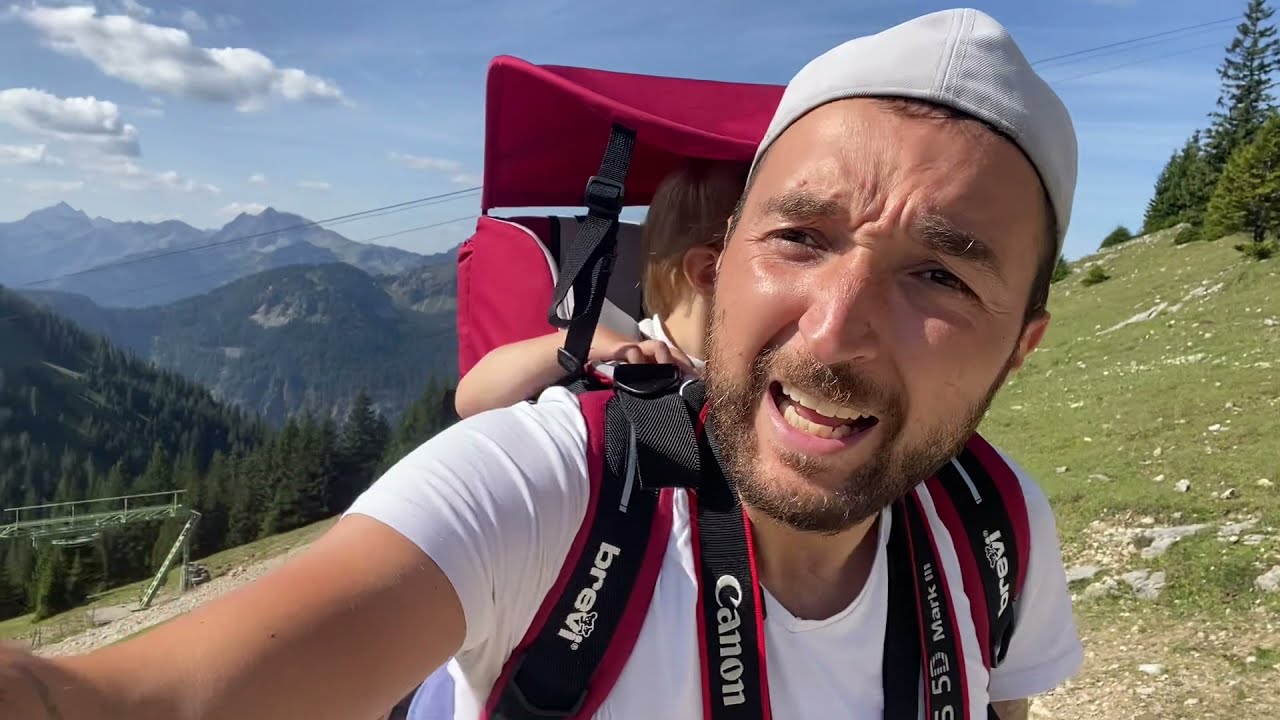 Hiking in Pfronten with a toddler and using Breitenberg/​Hochalpe cable car