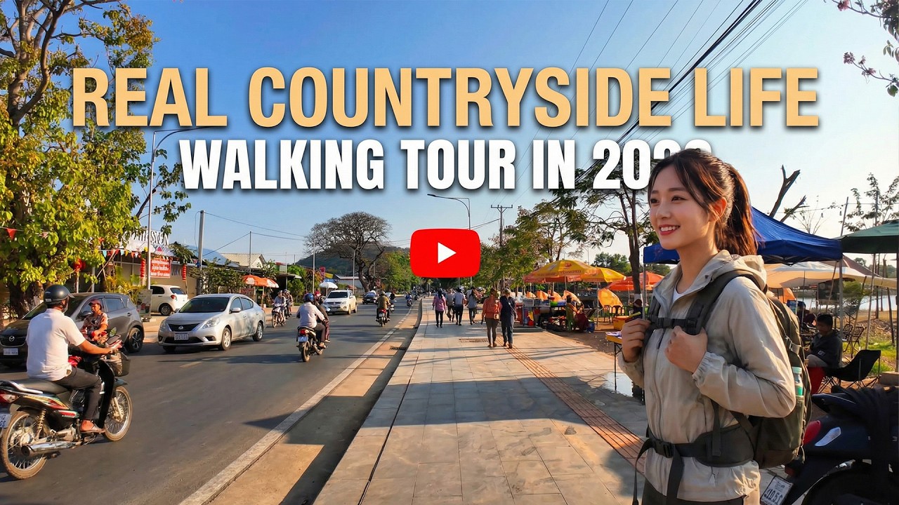 Rural Cambodia Walk  | Real Countryside Life Walking Tour In 2026 #rurallife