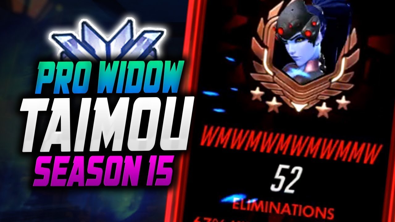 Taimou PRO Widow VS Really Good Widow! [ OVERWATCH SEASON 15 TOP 500 ]