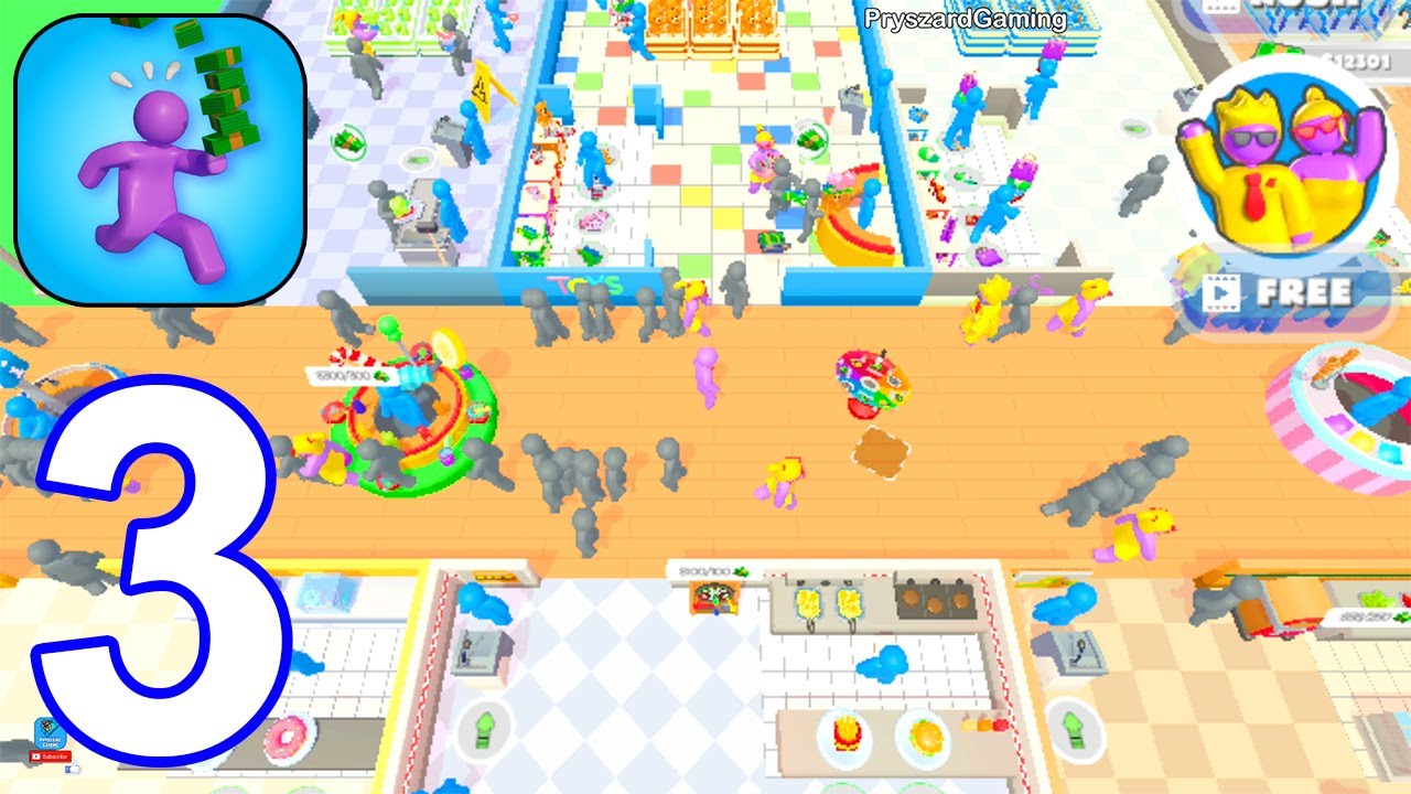 Shopping Mall 3D - Gameplay Walkthrough Part 3 All Shops Unlocked Full Game (Android,iOS)