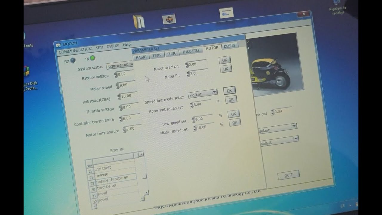Instalacion y ajustes controller Sabvoton smvc 72150, Sabvoton  controller installation and settings