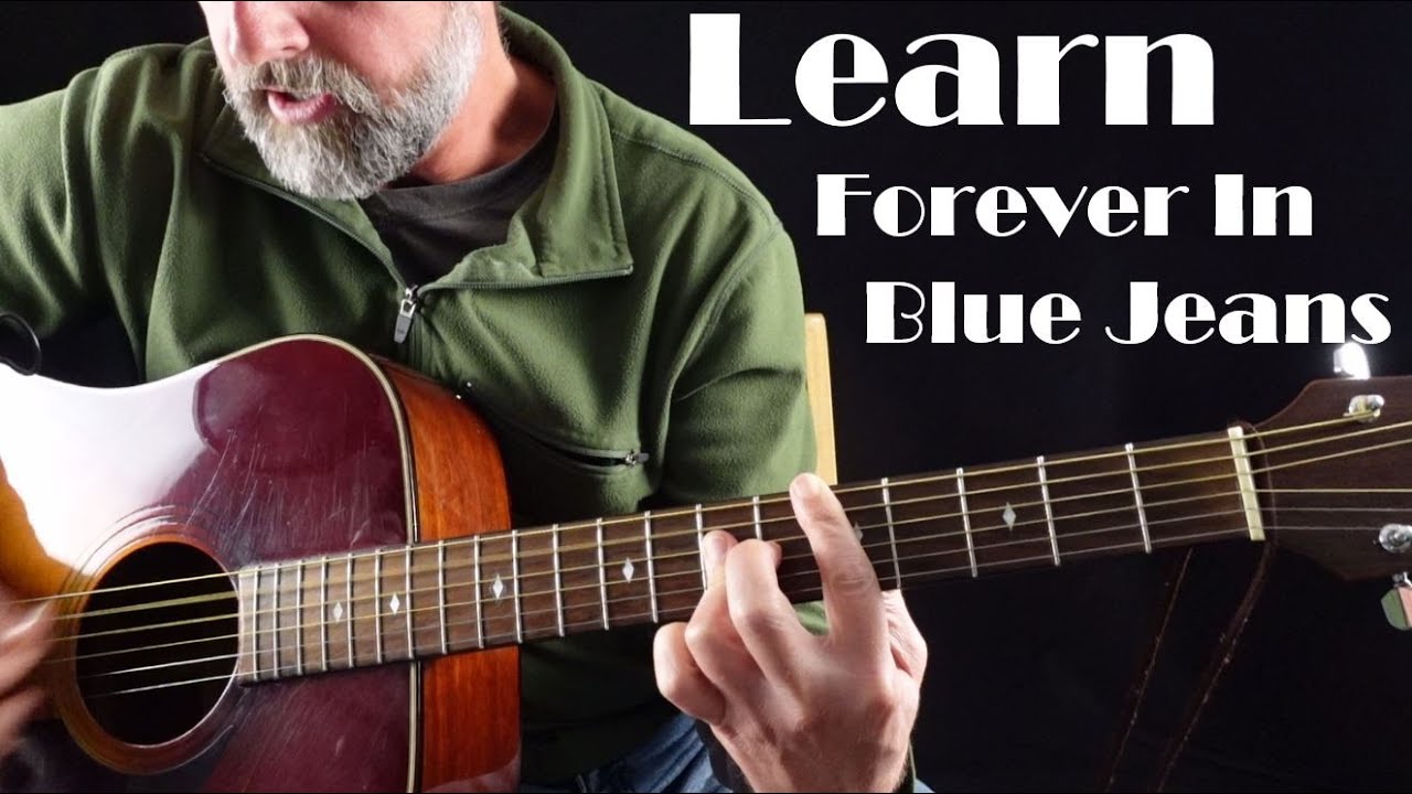 Forever In Blue Jeans Guitar Lesson / Tutorial