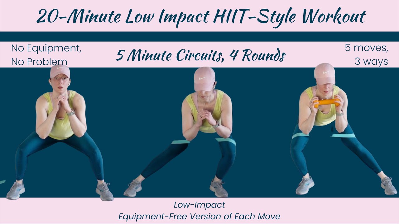 20-Minute HIIT Workout - 3 Move Variations