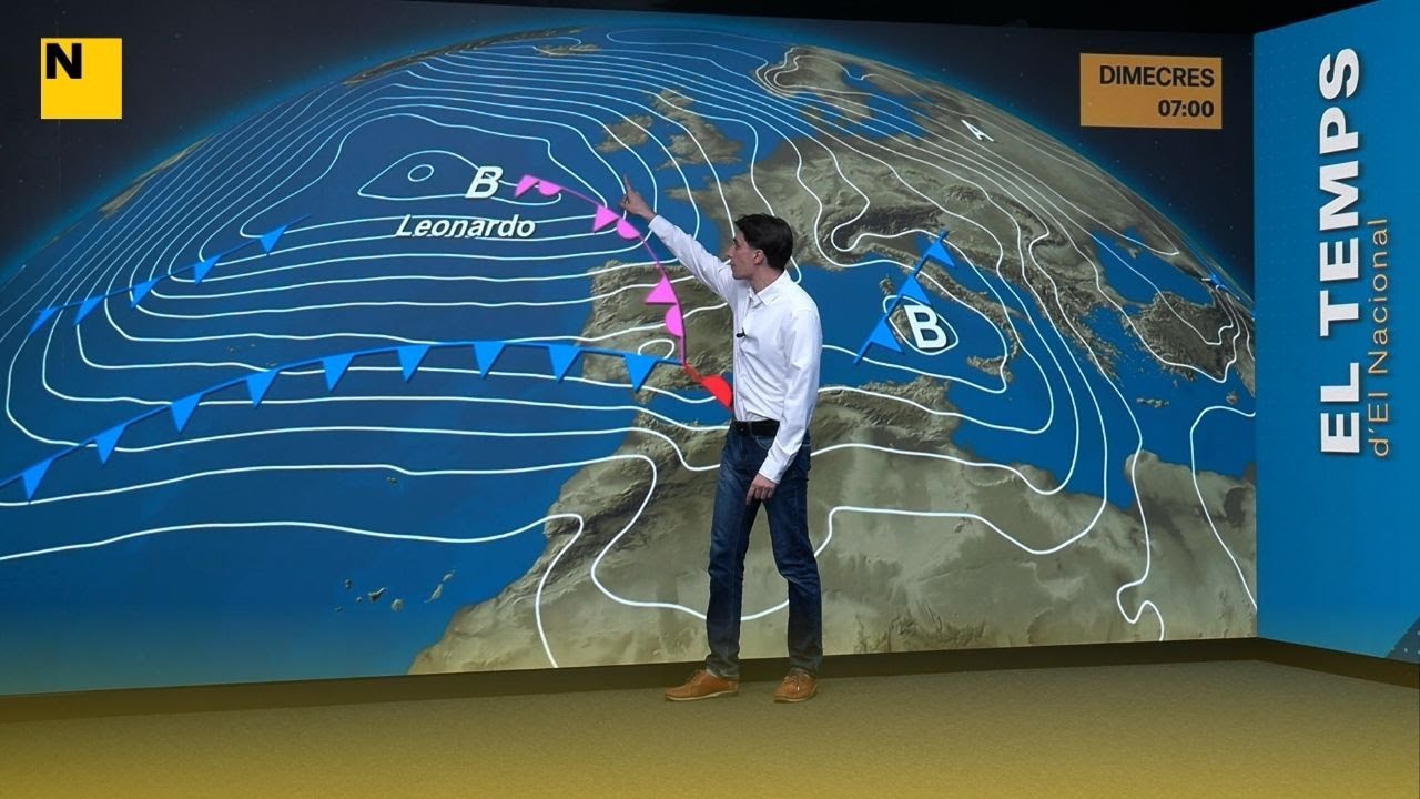 EL TEMPS | Torna la pluja a mig Catalunya: com i quan afectar&agrave; la borrasca Leonardo?