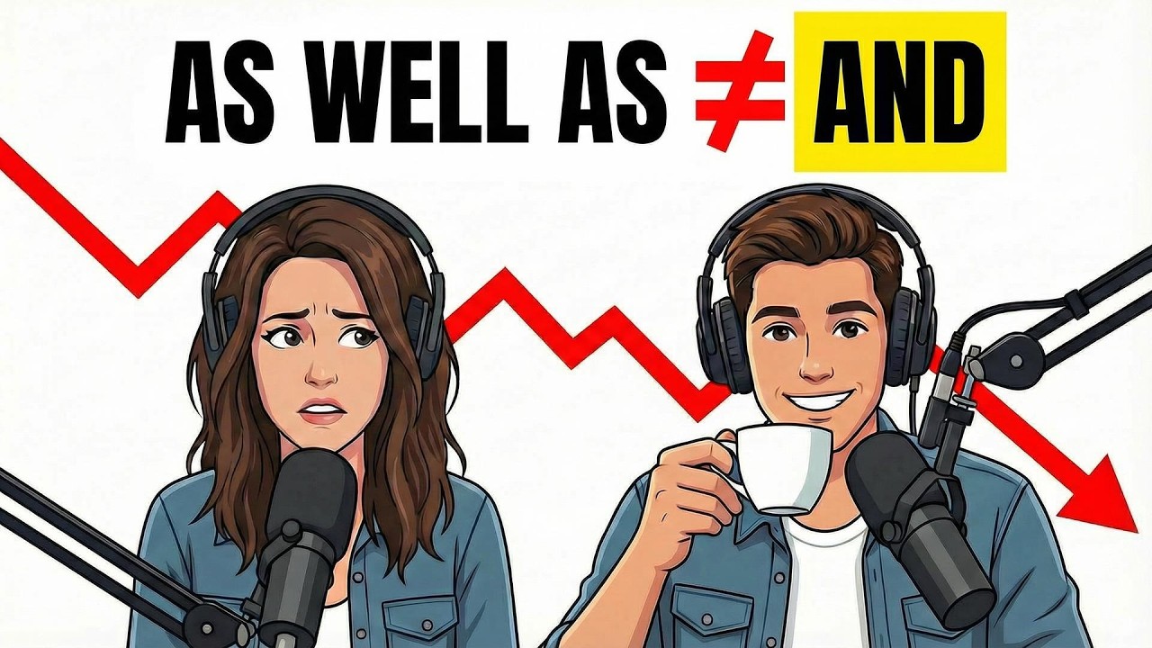 How to Use AS WELL AS in English | Grammar & Listening Practice