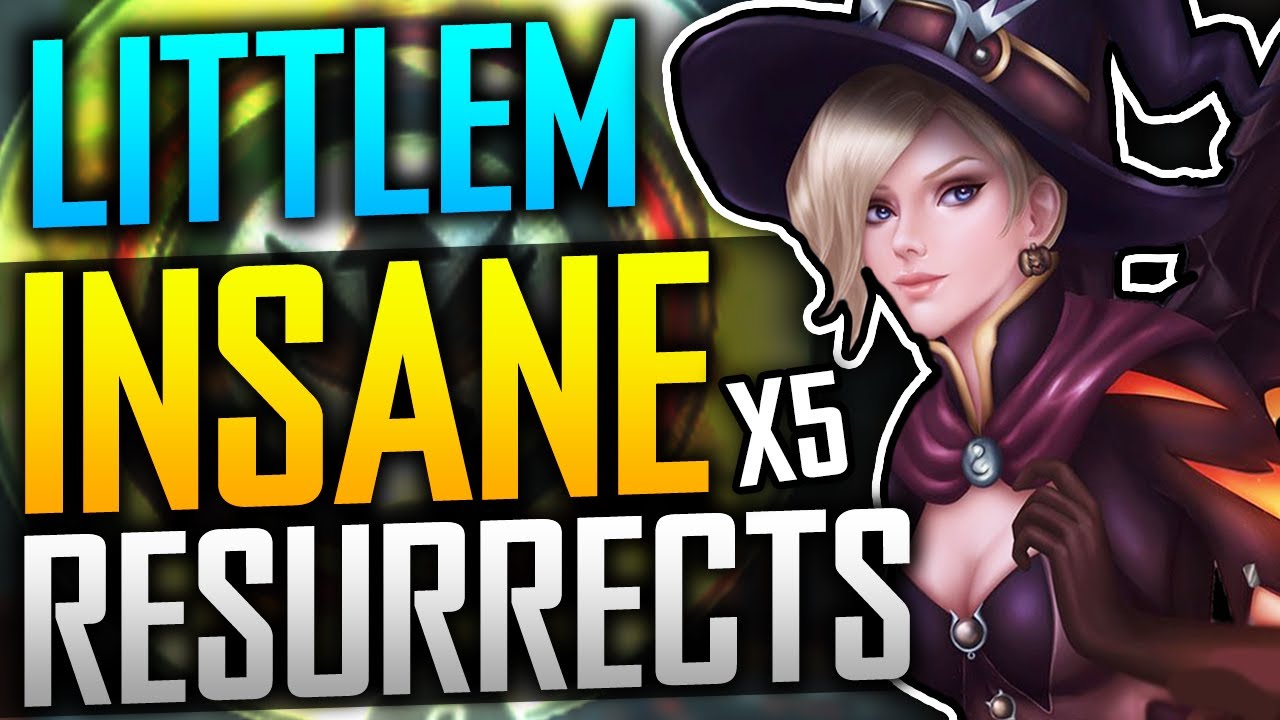 INSANE RESURRECTS - Best Mercy Little Menace (Overwatch)