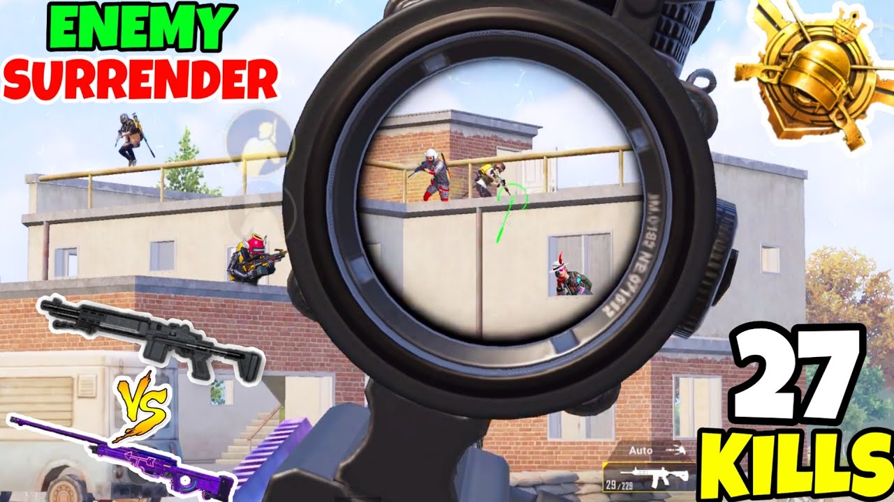 Enemy Tried To Defeat Me With His AWM And THIS Happened in PUBG Mobile • (27 KILLS) • PUBGM (HINDI)