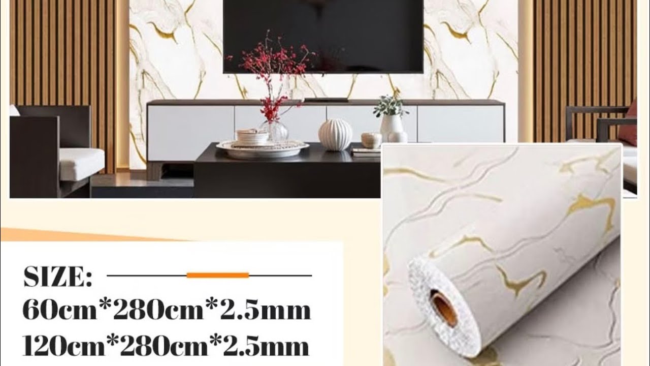 WOOD PVC PANEL AND MARBLE WALLPAPER UNBOXING, Great price and legit seller!
