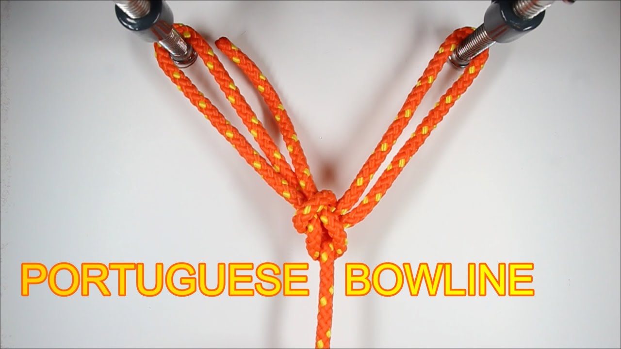 How To Tie Portuguese Bowline Knot To An Object