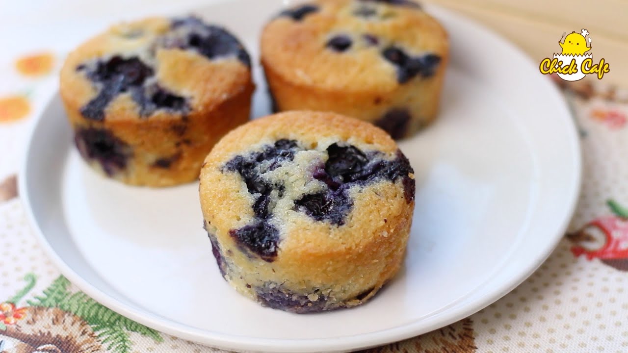 Blueberry friands บลูเบอร์รี่เฟรน