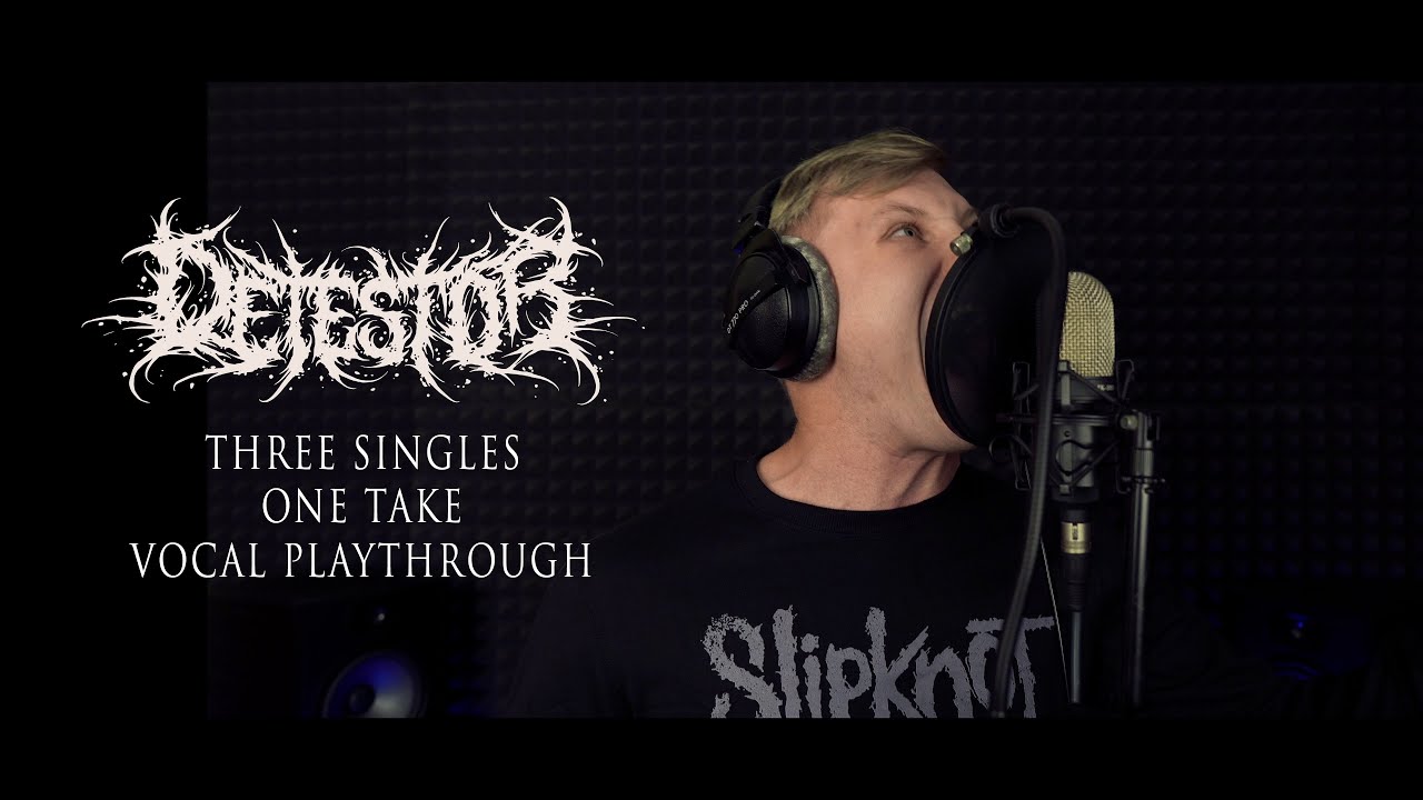 Detestor - Three Singles One Take Vocal Playthrough