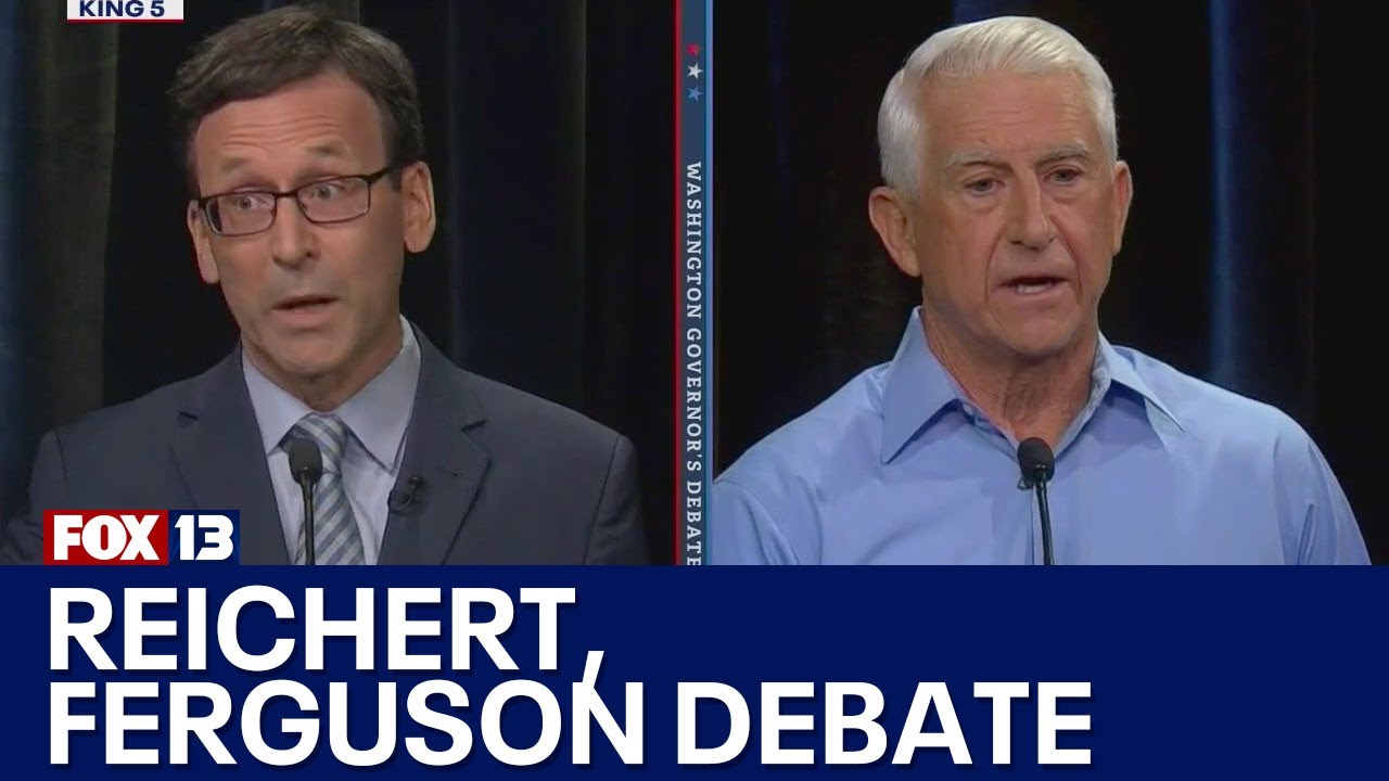 Bob Ferguson, Dave Reichert face off in first WA gubernatorial debate | FOX 13 Seattle