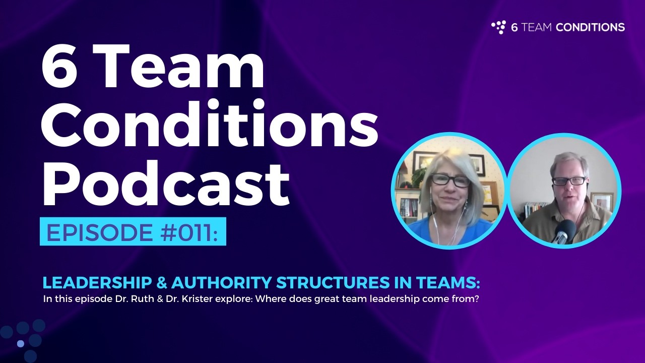 6 Conditions Podcast | Episode #011 | Leadership & Authority Structures in Teams