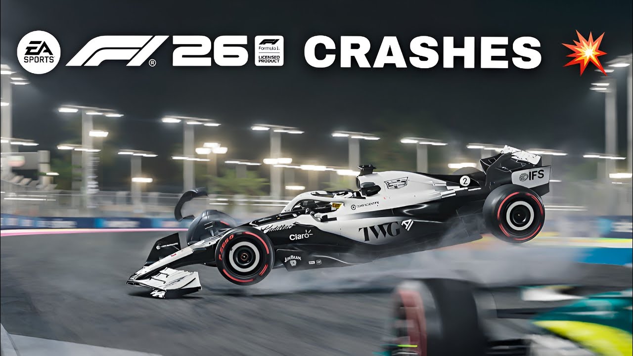F1 2026 ULTRA REALISTIC CRASH COMPILATION (2026 SEASON MOD) 💥#4