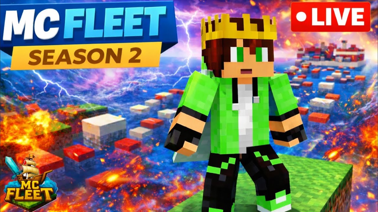 MC Fleet S2 LIVE 🔴 | OP Parkour Incoming #minecraft #mcfleet #gamerfleet