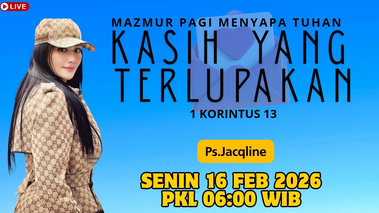 KASIH YANG TERLUPAKAN - Ps.Jacqline - Senin 16 Feb 2026