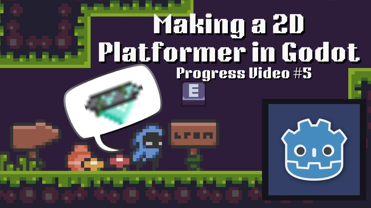 Making a 2D Platformer in Godot Devlog #5 Moving Platforms, and Jump Height