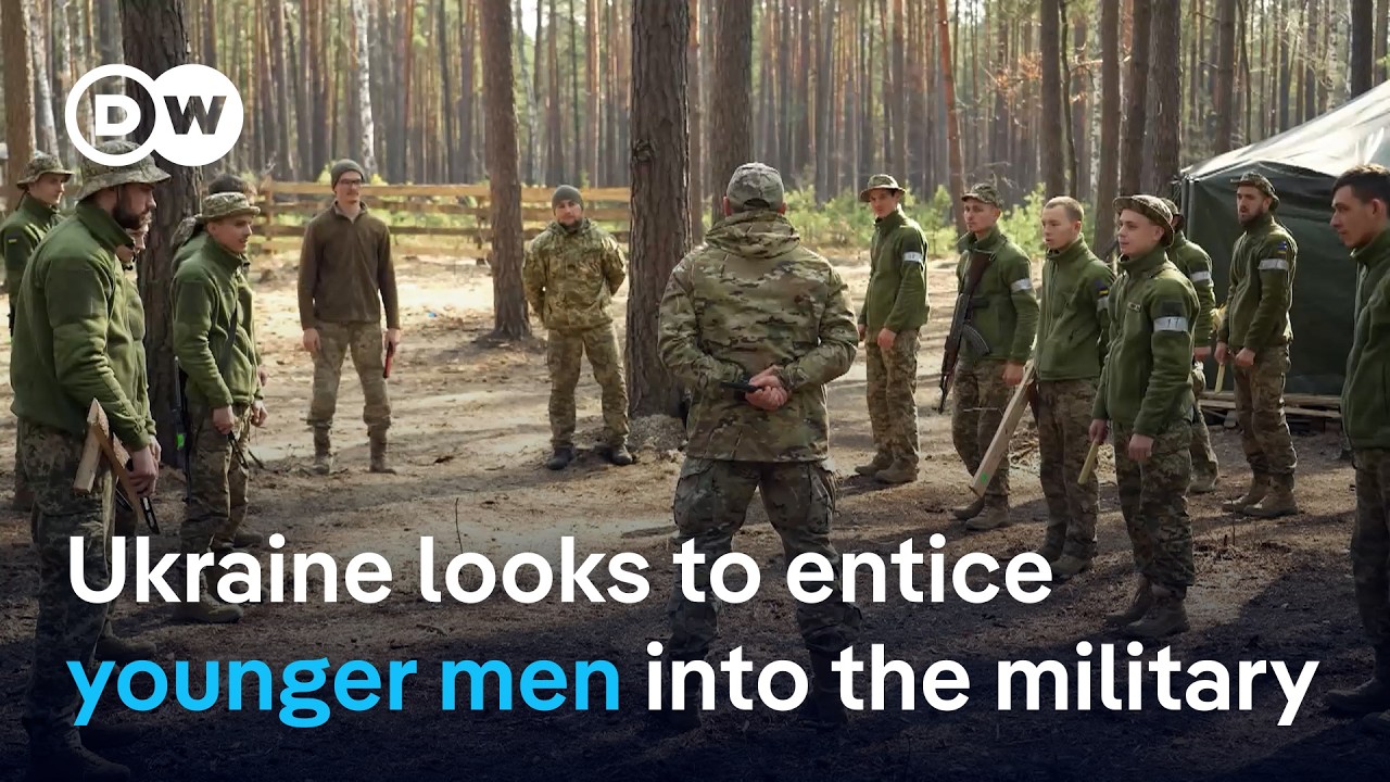 New Ukraine military recruitment program targets young men | DW News