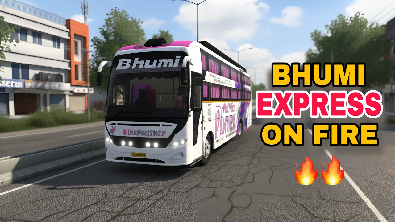 Bhumi Express on Fire! 🔥 | High Speed Driving in Indian Sleeper Bus | The Hardik Gaming