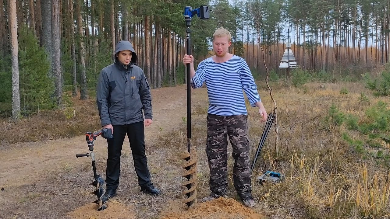 Какой шуруповерт выбрать для ледобура? Зверь против NANWEI — Тест на Мощность!