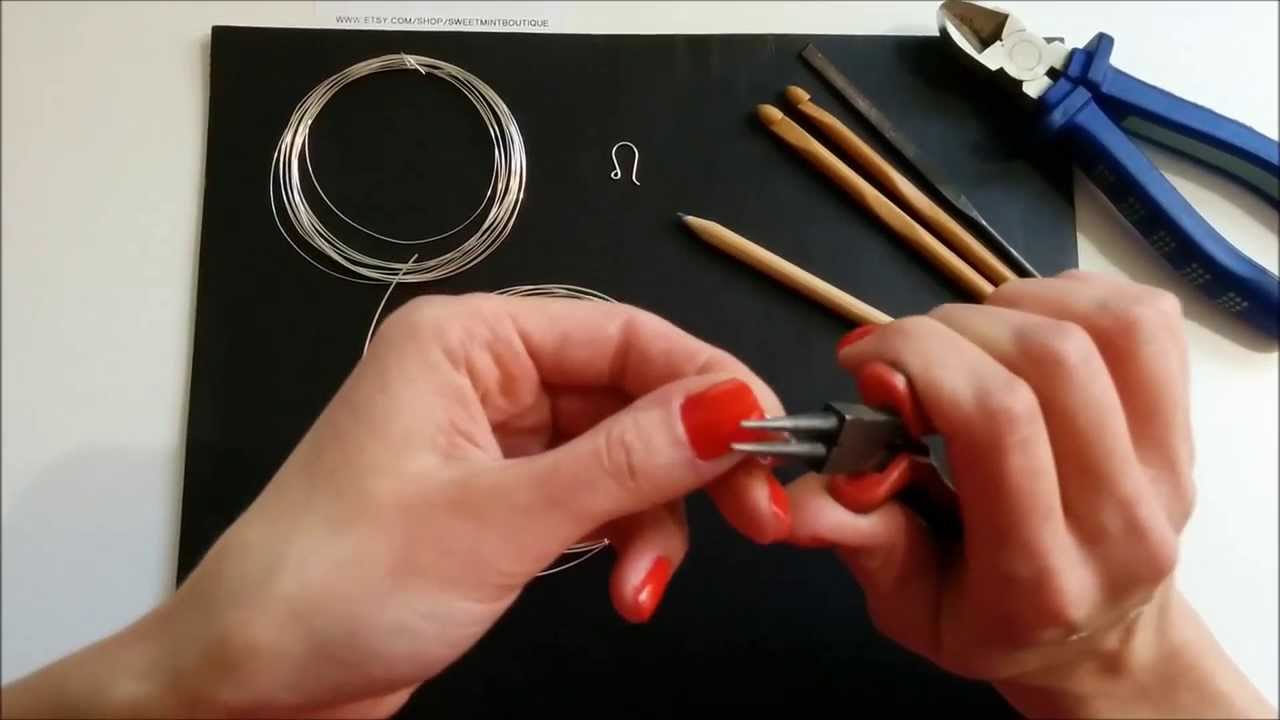 How to wire wrap a french hook (earwire) for your hand made jewelry project, by Judit