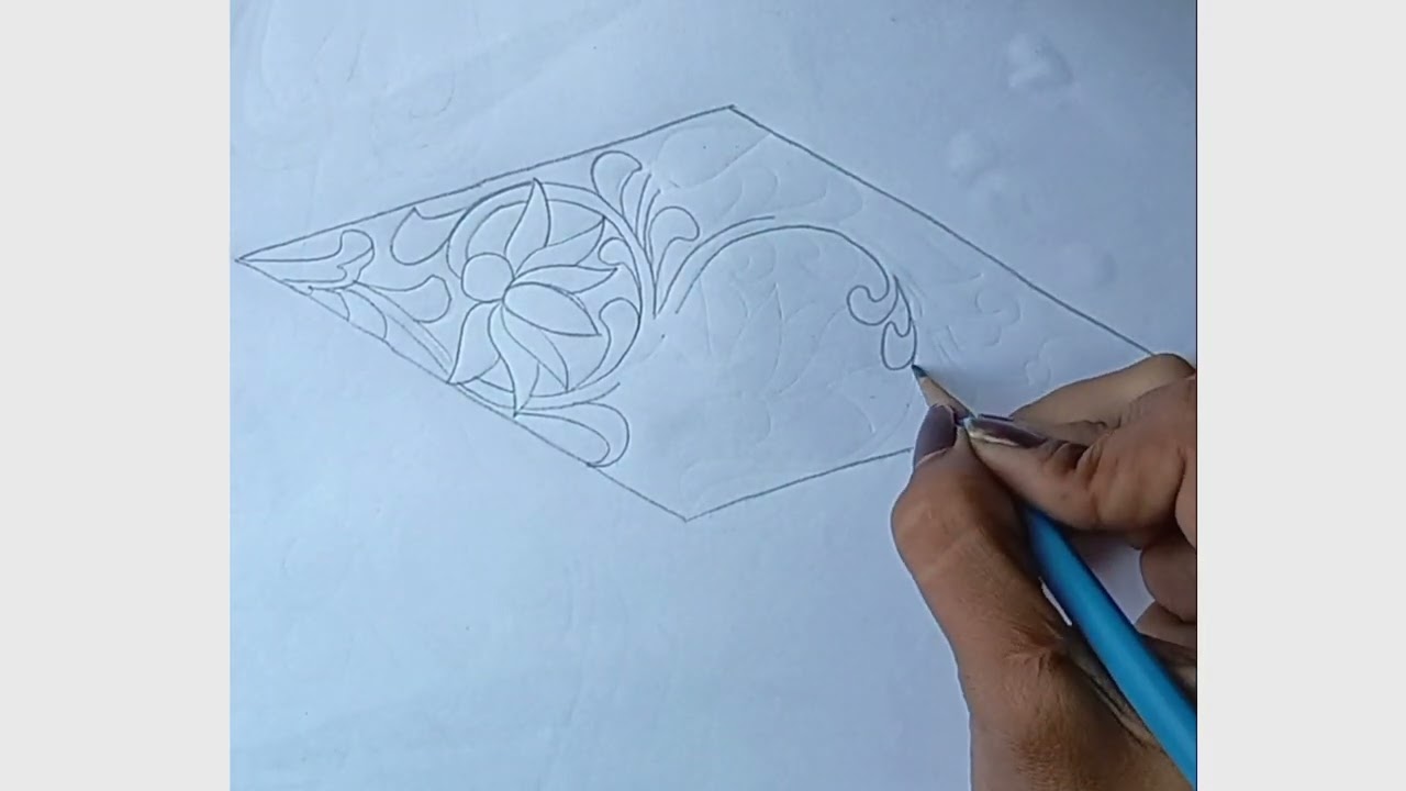 चतुर्भुज मे कमल का फूल 🪷  आलेखन / Chatubhurj Mi Kamal Ka phool  #alekhan  #art #viral #viralvideo 
