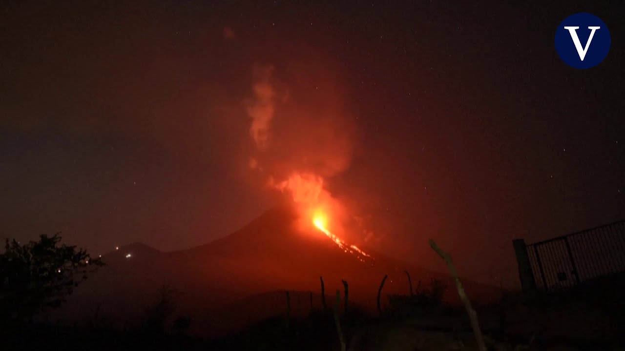 El volcán Pacaya entra en erupción en Guatemala