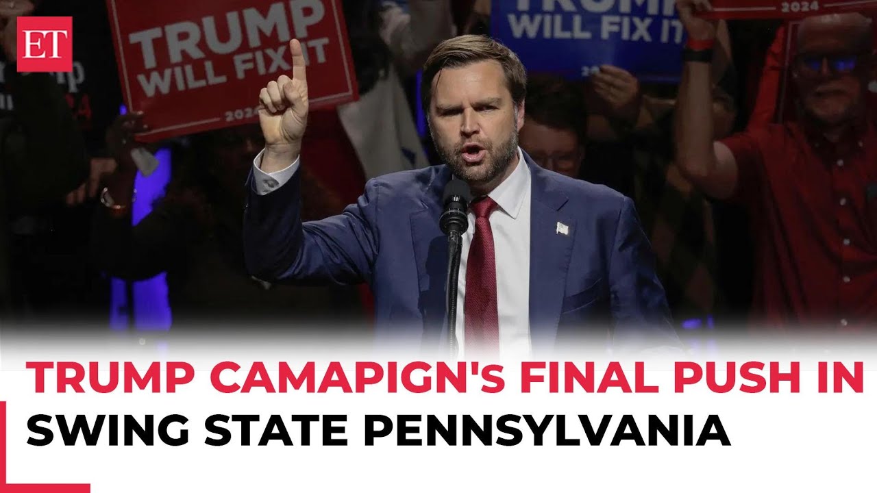 US Elections 2024: JD Vance calls Kamala Harris 'disaster' in Pennsylvania rally | Swing States