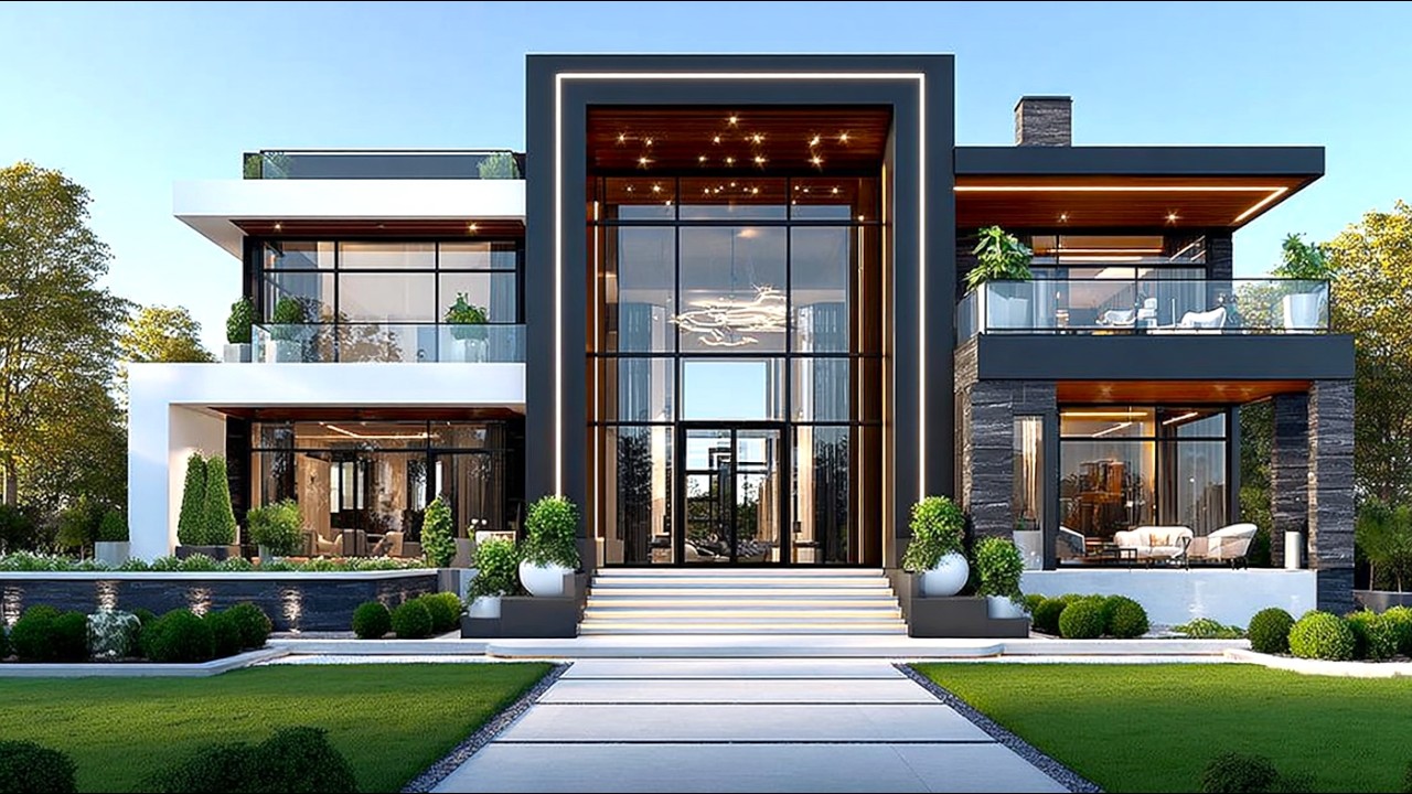 A Dark-Toned Modern Mansion That Feels Like a Private Luxury Retreat