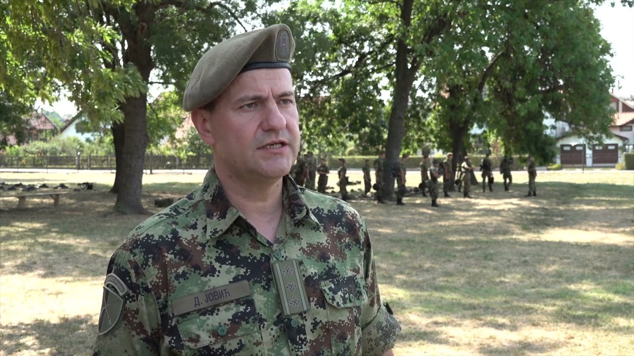 Pukovnik Duško Jović, komandant CO KoV // Specijalistička obuka vojnika generacije „jun 2024“