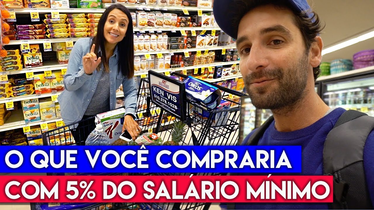 GASTEI TODO MEU DINHEIRO NO SUPERMERCADO AMERICANO | VIAGEM Travel and Share