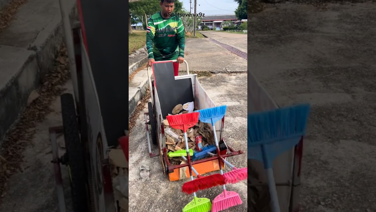 mesin sapu jalan manual vietnam#shorts#shortvideo