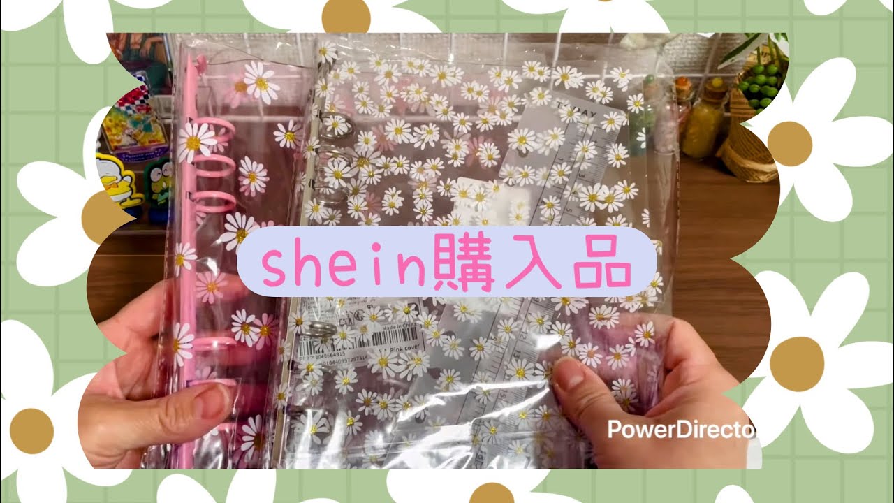 SHEIN購入品紹介💖シール帳とシールを少し
