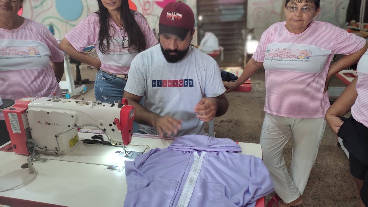 COLOCANDO ZÍPER NO CASACO MAIS A DICA DO VIÉS AULA PRESENCIAL DO PROFESSOR 🧵#aulagratuita#costurando