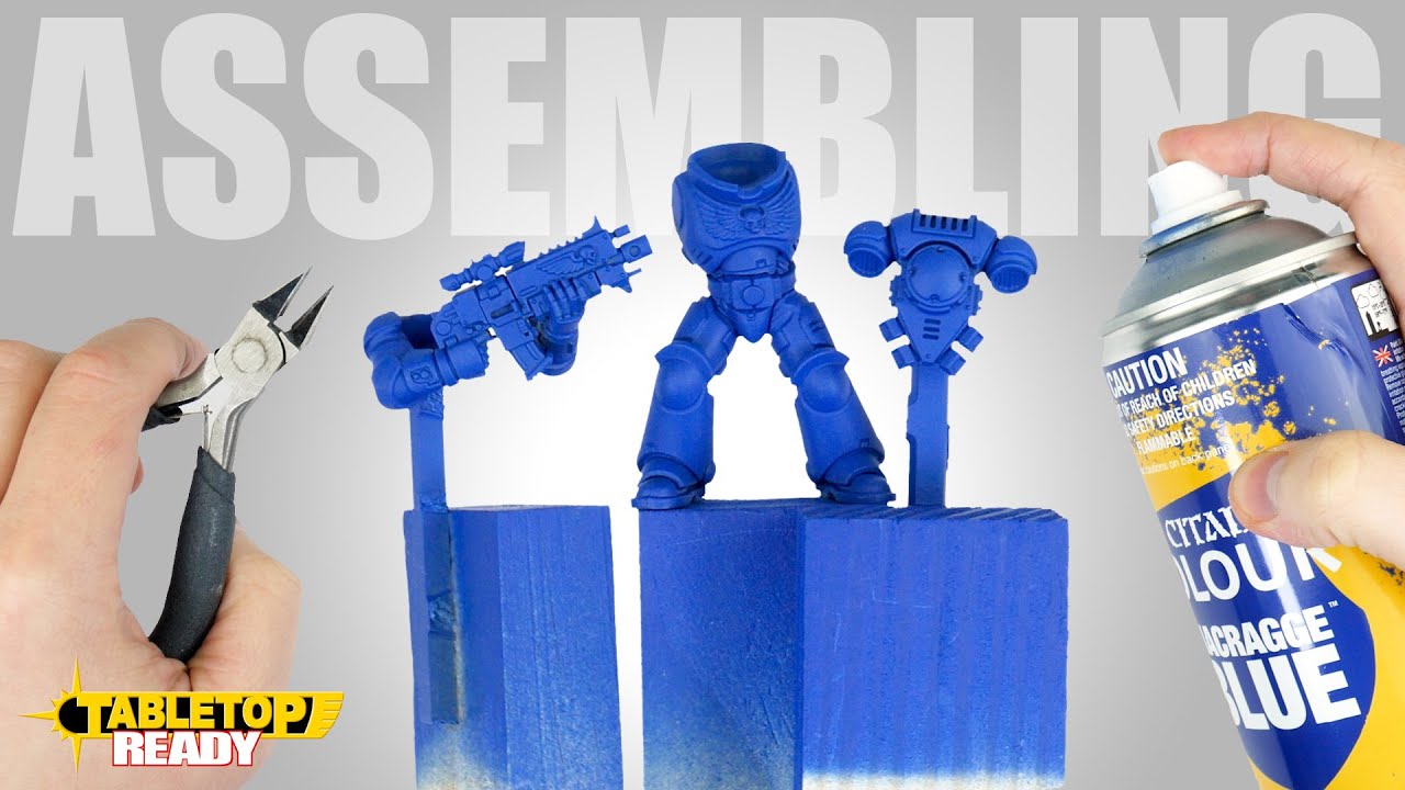 Making Sub Assemblies and Undercoating Miniatures EASY
