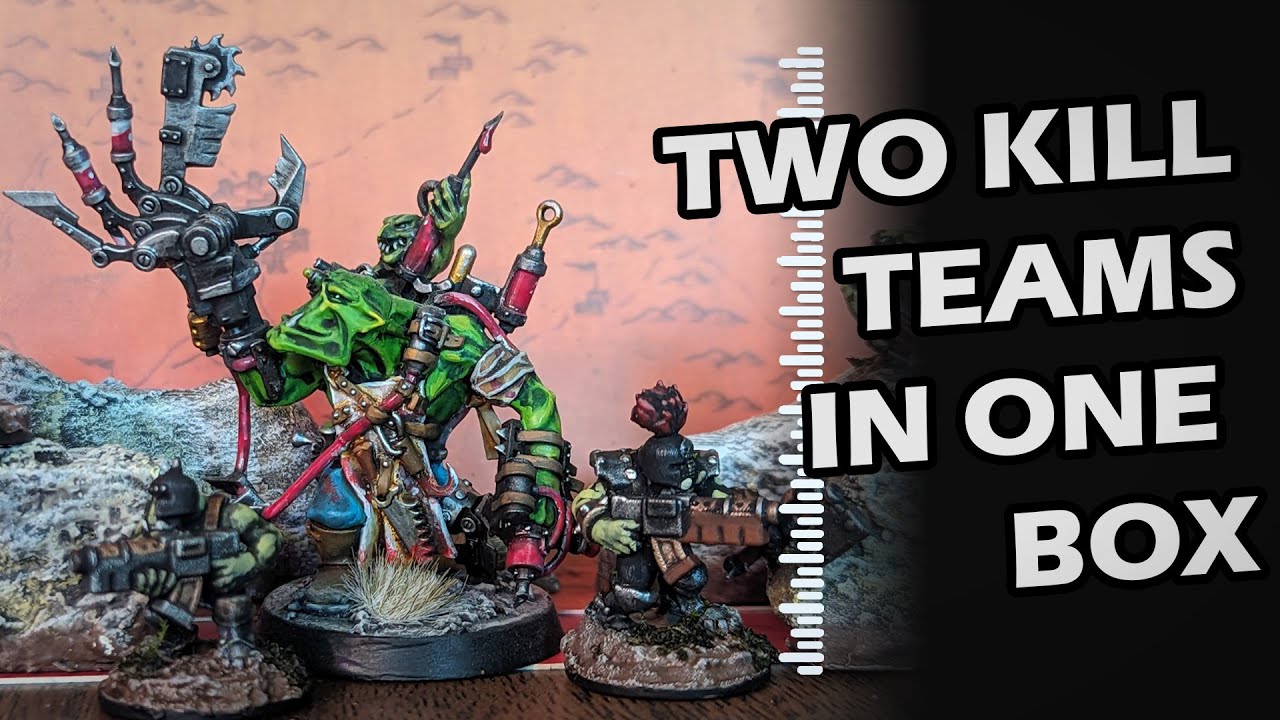 Полный набор 15-мм фигурок Kill Team! Дорожный размер