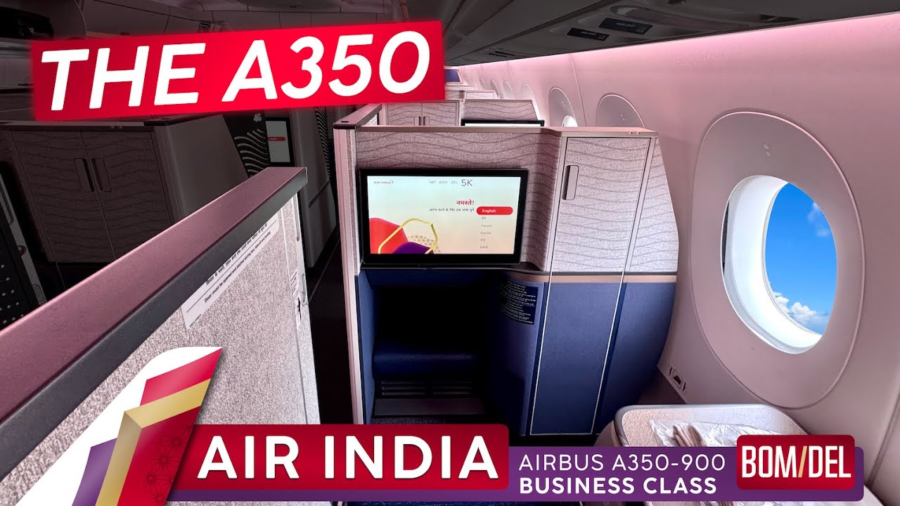 Можно ли спасти Air India? · НОВЫЙ БИЗНЕС-КЛАСС AIR INDIA A350 🇮🇳 Мумбаи ✈ Дели 🇮🇳 Великолепный с...
