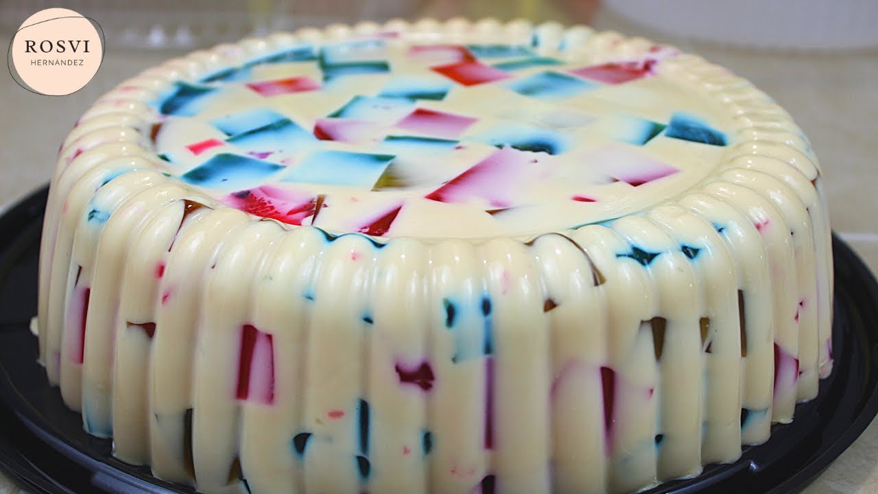 GELATINA DE MOSAICO Y 3 LECHES RIQUISIMA Y SUPER FACIL | ROSVI HERNANDEZ