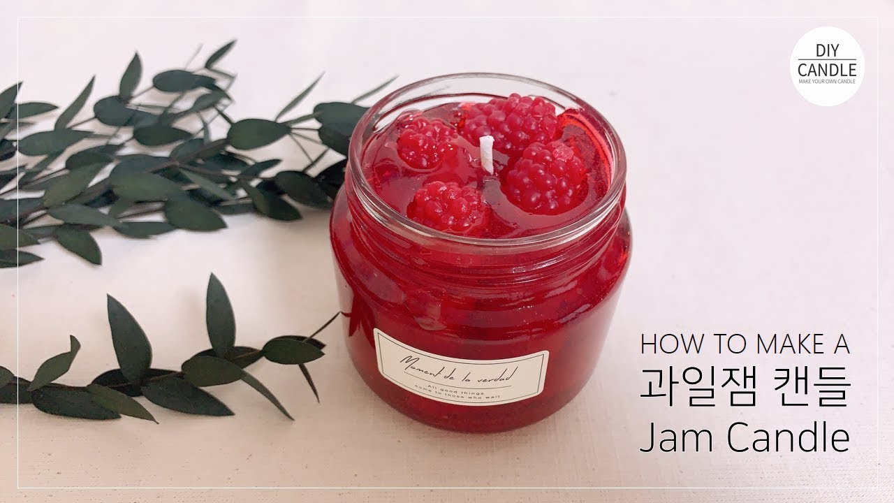 [ENG] REAL FRUITS JAM CANDLE MAKING 🍓