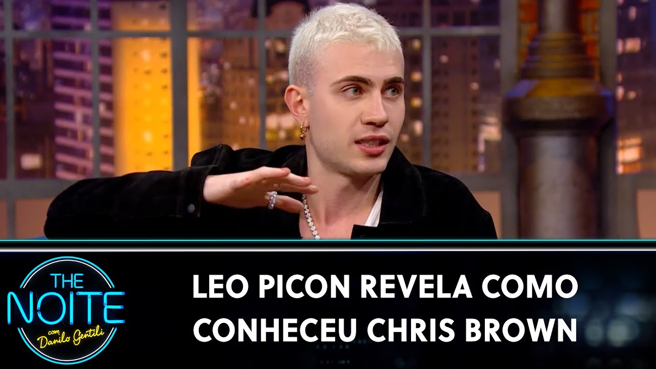Leo Picon abre o jogo sobre ter usado entorpecentes com Chris Brown | The Noite (25/01/23)
