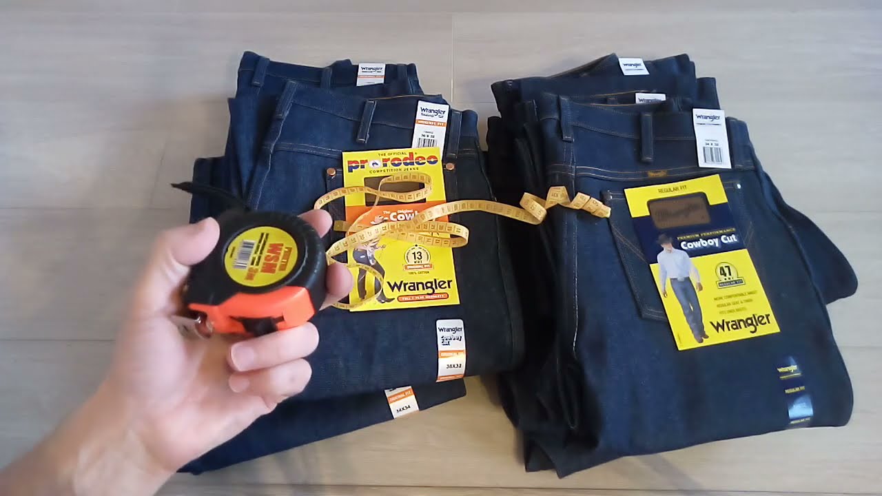 Ньюансы замеров джинсов для онлайн покупок. Wrangler в мужских размерах!