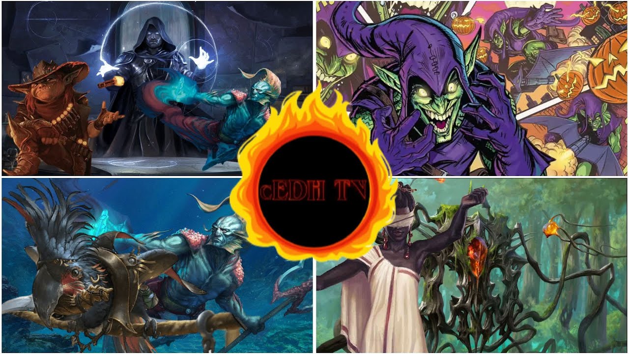 Norman Osborn vs Tymna Kodama vs Turbo Rhystic study vs Francisco &  Thrasios cEDH Gameplay