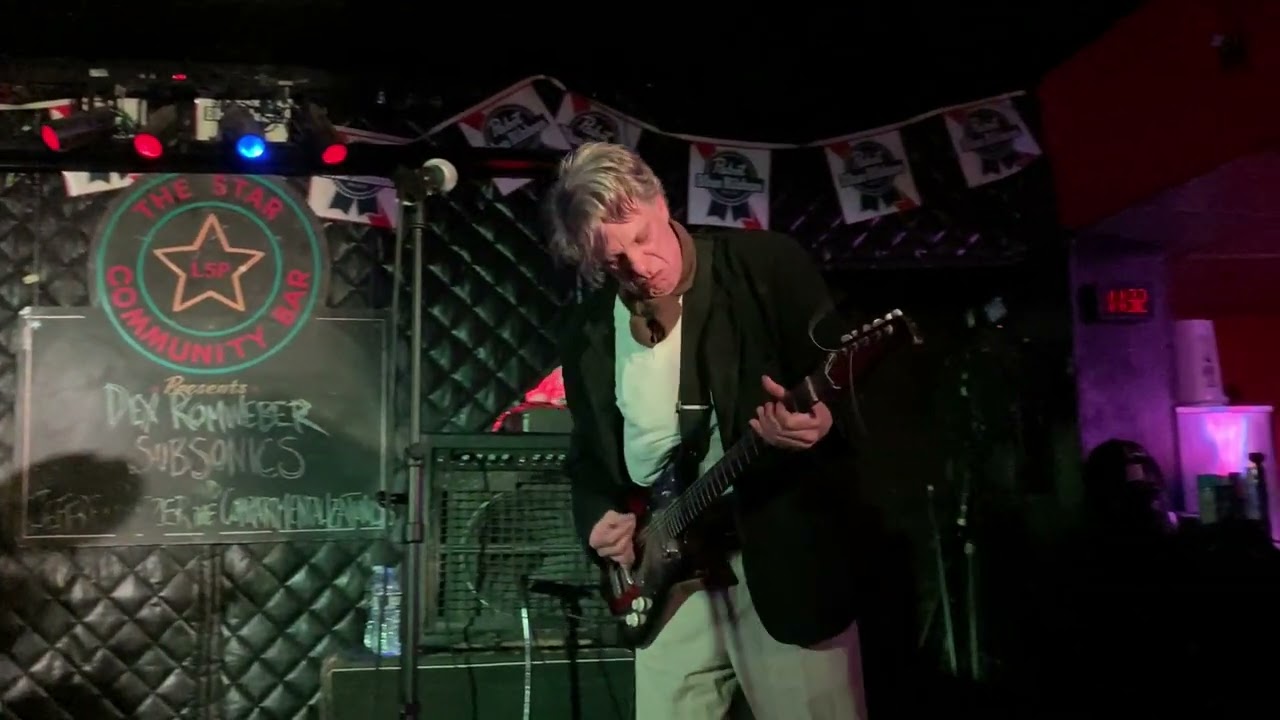 Dex Romweber at Star Bar 3-26-2022