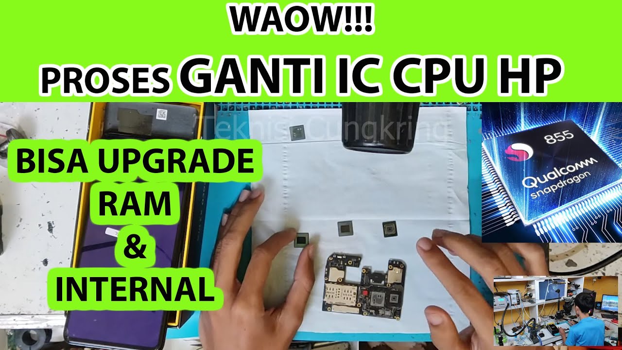 Ganti IC CPU Poco X3 Pro