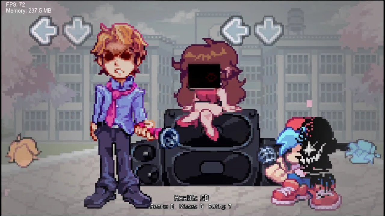 Friday Night Funkin || Senpai Corruption -Treacherous Thorns- V2