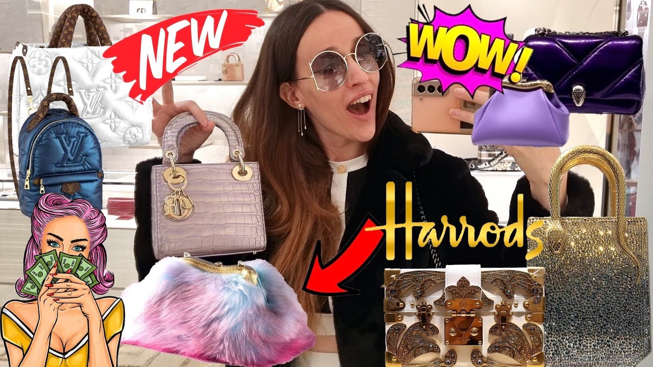 HARRODS LONDON LUXURY SHOPPING VLOG 😍 NEW IN Louis Vuitton, DIOR, CHANEL, HERMES, BVLGARI etc. 😍😍😍