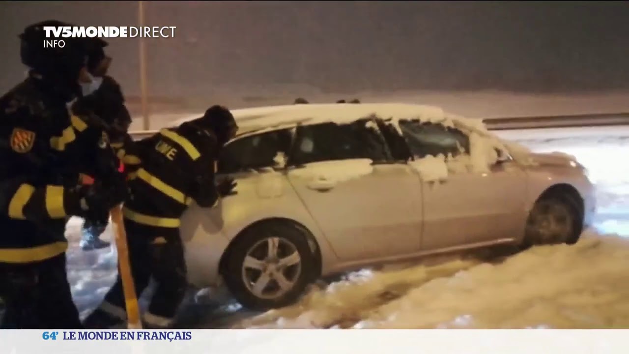 Espagne : temp&ecirc;te de neige historique