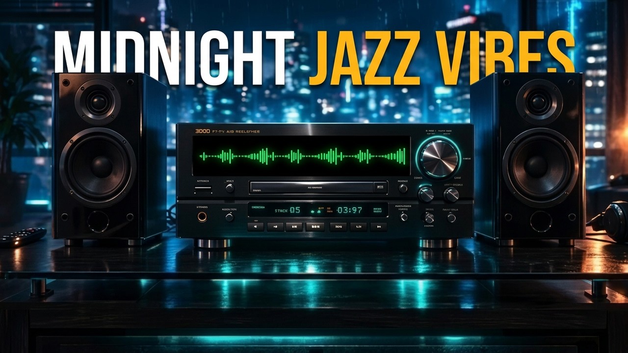 Midnight Saffron Horizon (Smooth Jazz) 🎷🌙 | Late Night Smooth Jazz for Relaxation